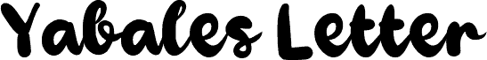 Yabales Letter písmo