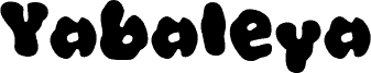 Preview of the Yabaleya font