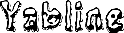 Vorschau der Schriftart Yabline
