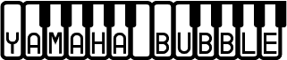 Yamaha Bubble Regular font