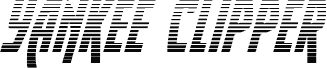 Yankee Clipper Gradient Italic
