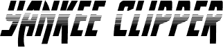 Yankee Clipper Halftone Italic