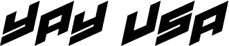 YAY USA Italic