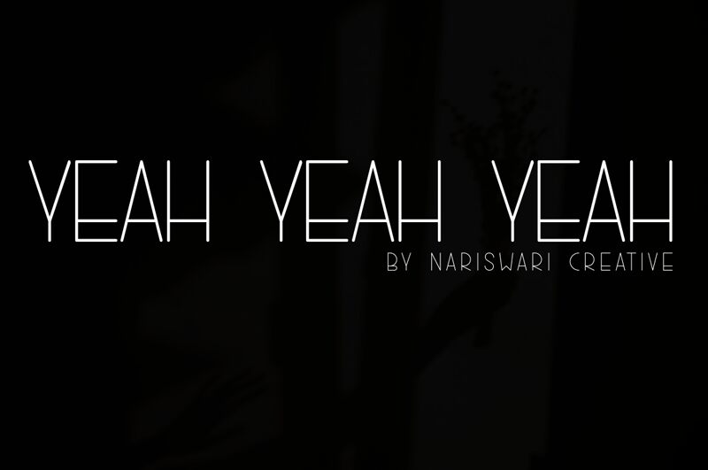 YEAH YEAH YEAH Schriftart