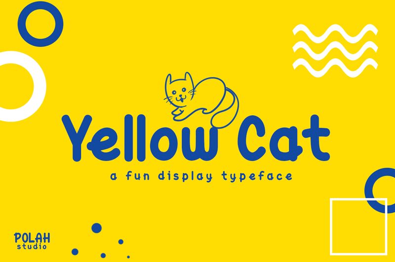 Yellow Cat Schriftart