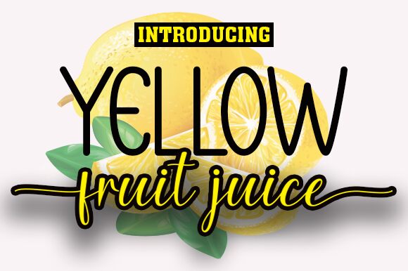 Yellow Display Carattere