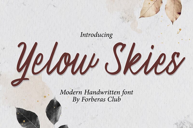 Yellow Skies Carattere