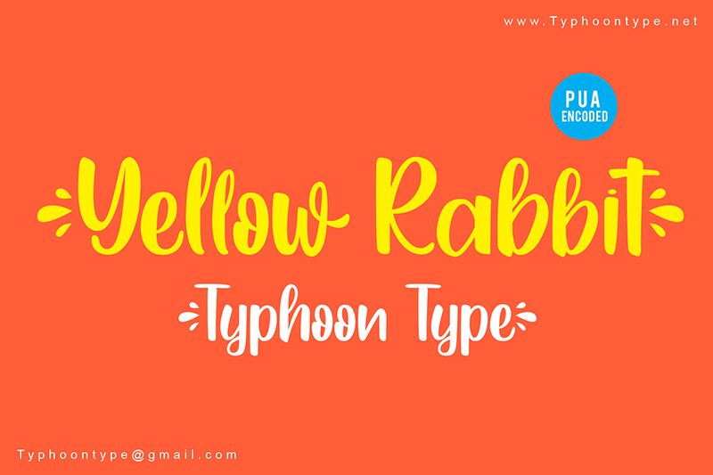 Yellow Rabbit Czcionka