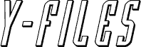 Y-Files 3D Italic