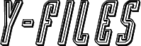 Y-Files Engraved Italic