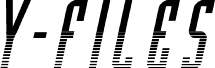 Y-Files Halftone Italic