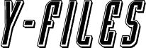 Y-Files Punch Italic