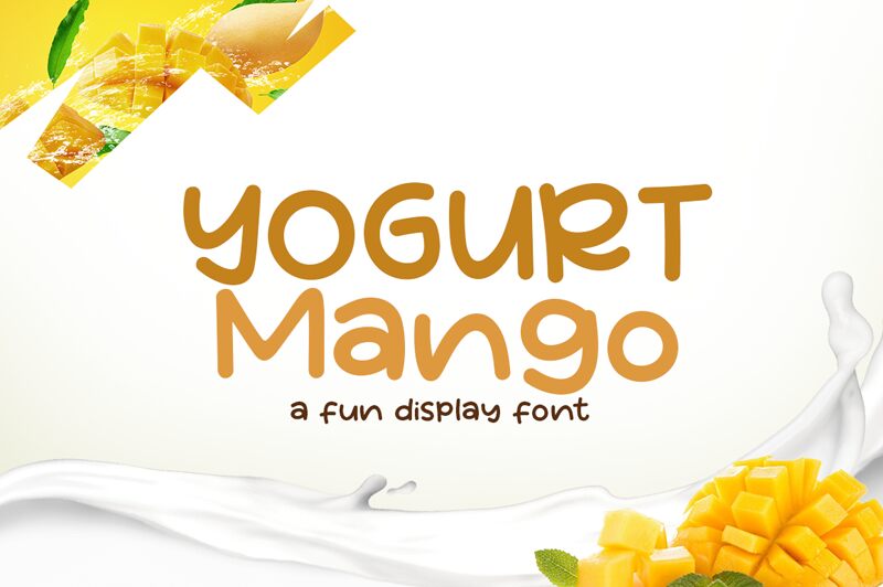 Yogurt Mango Шрифт