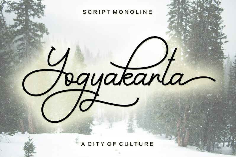 Yogyakarta Schriftart