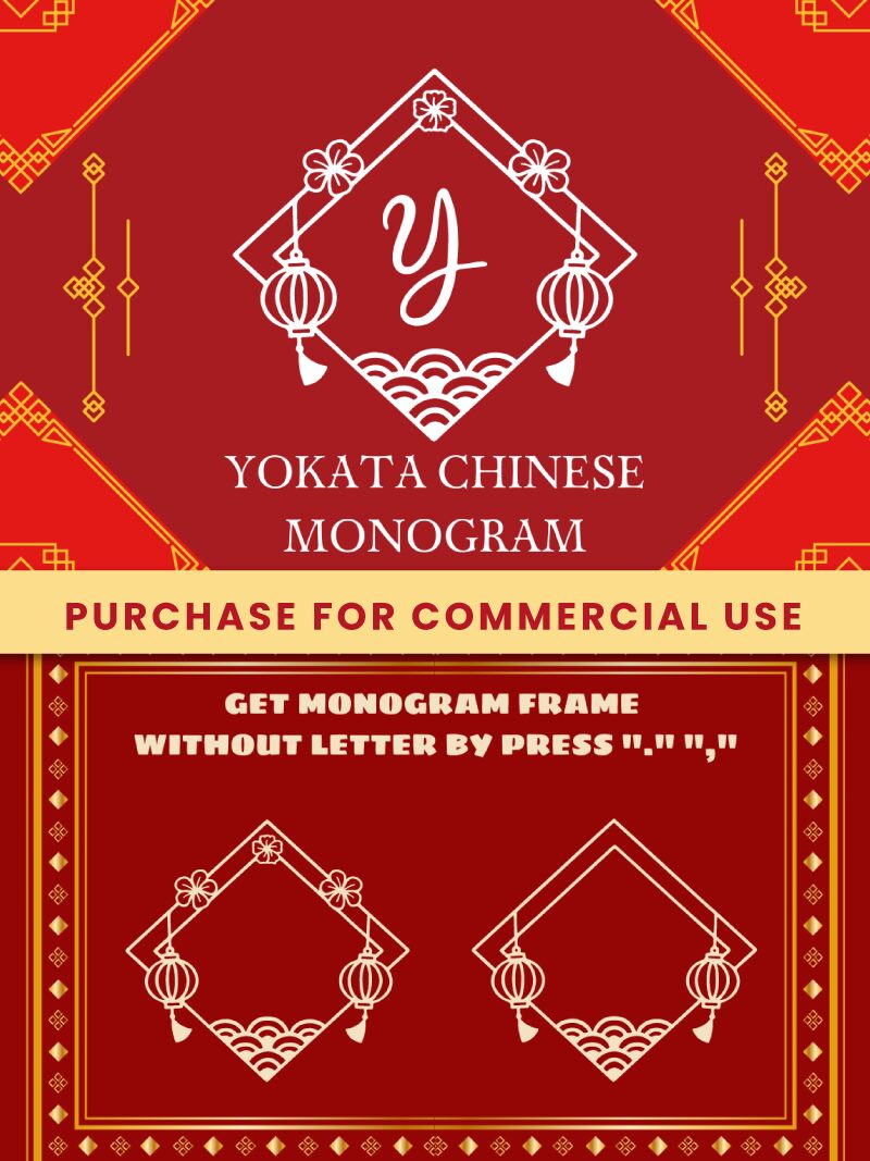 Yokata Chinese Monogram Czcionka