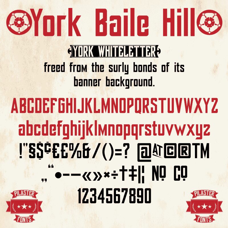 yorkbailehill Font