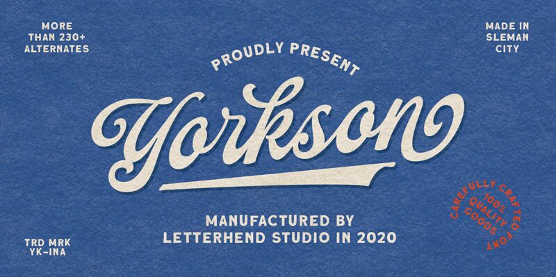 Yorkson Carattere