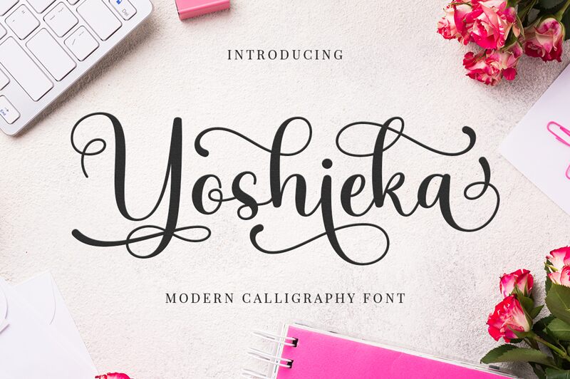 Yoshieka Schriftart