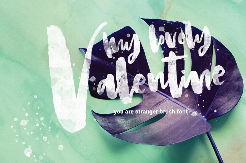 you are stranger Шрифт