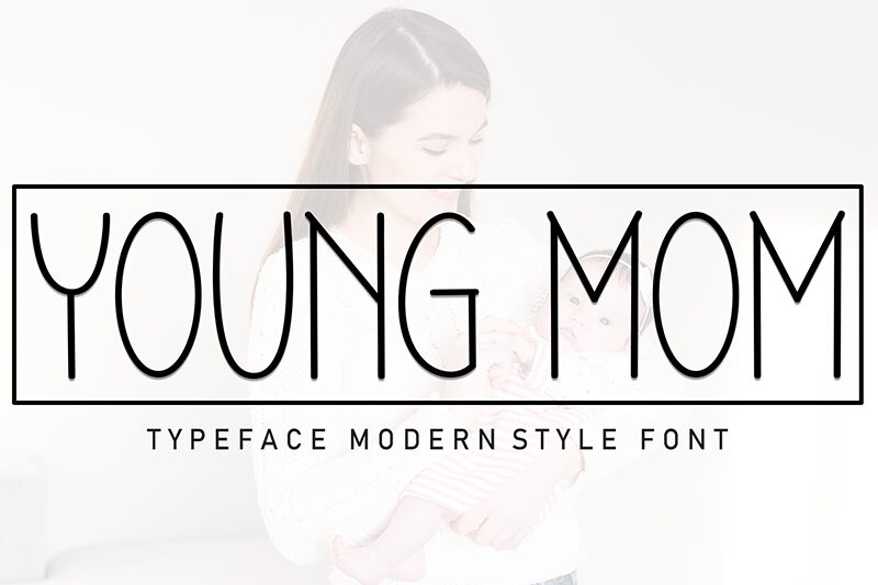 Young Mom Шрифт