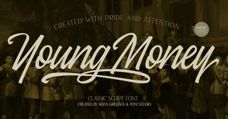 Young Money 字体