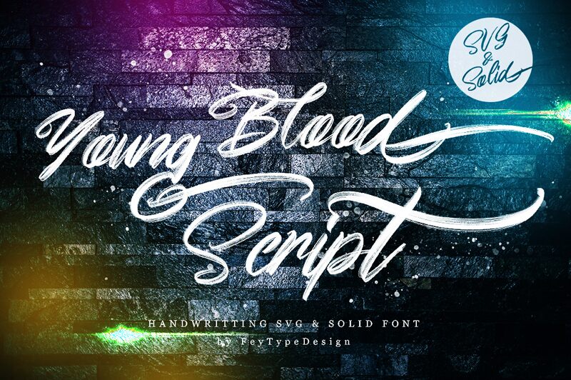 Young Blood Schriftart