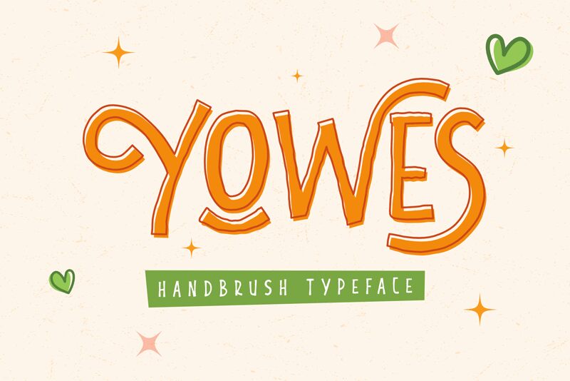 Yowes Schriftart