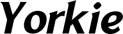 YorkieDEMO-SemiBoldItalic