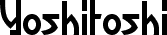Yoshitoshi Bold