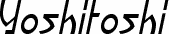 Yoshitoshi Italic