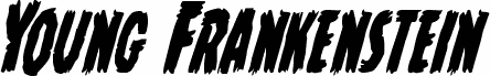 Young Frankenstein Condensed Italic