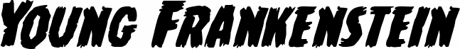 Young Frankenstein Expanded Italic
