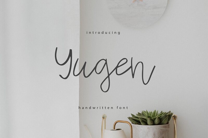 Yugen Schriftart