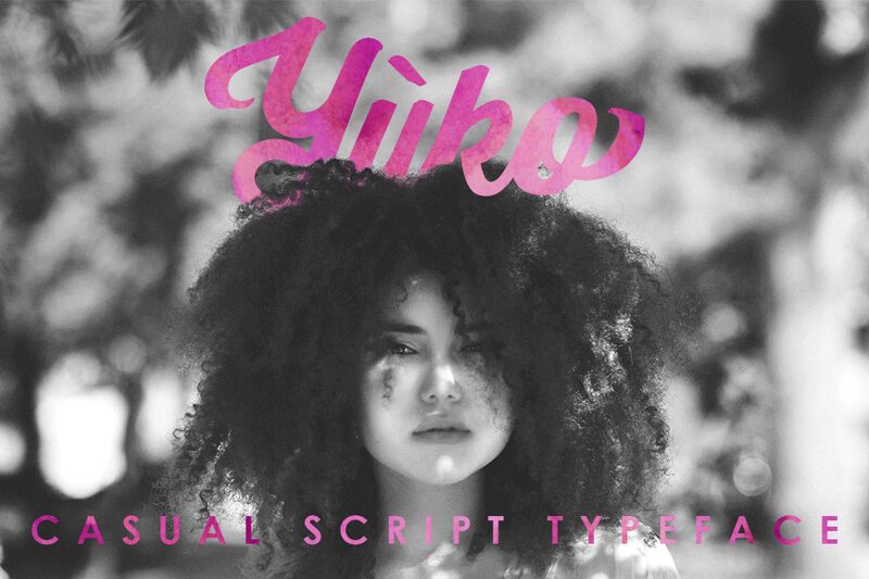 Yuko Шрифт