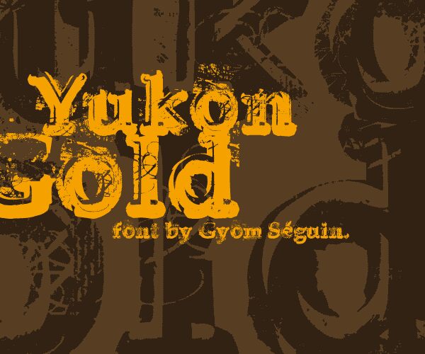 Yukon Gold 字体