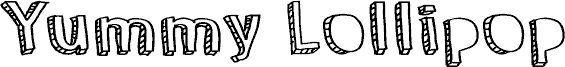 Yummy Lollipop Bold шрифт