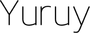 Yuruy font