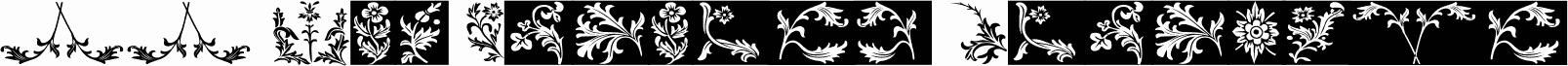 Podgląd czcionki YY Old English Dingbats