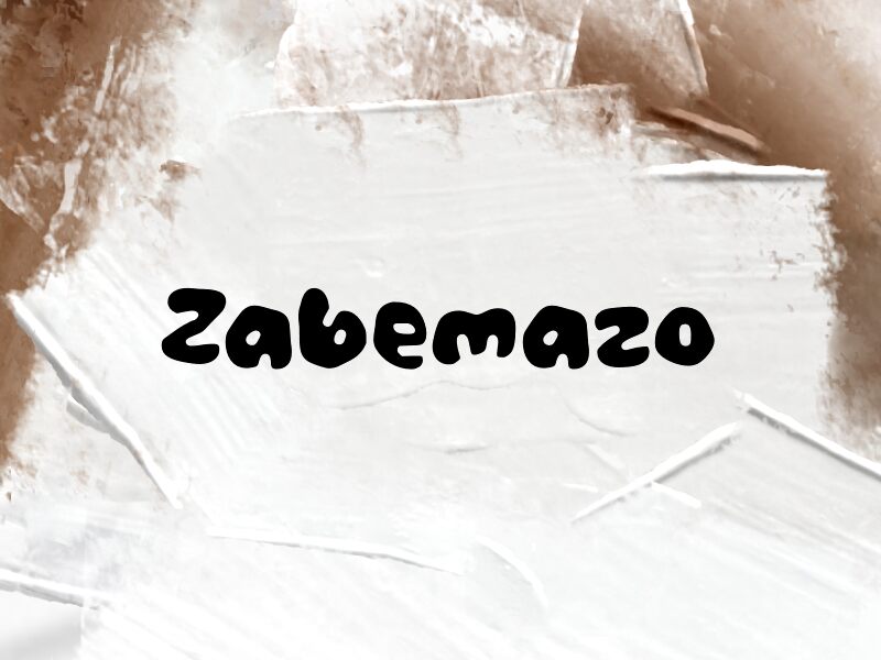 Zabemazo 字体