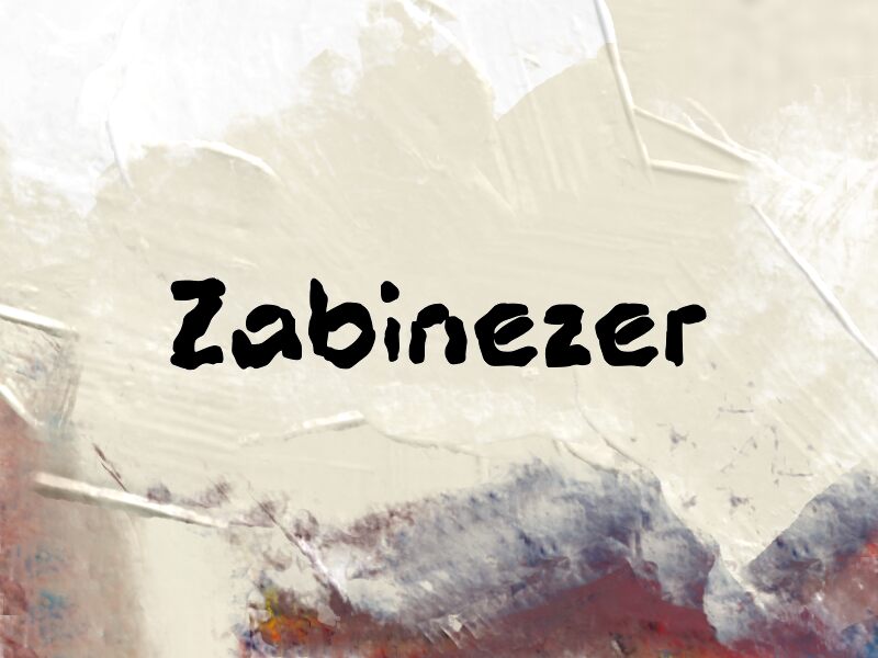 Zabinezer Font