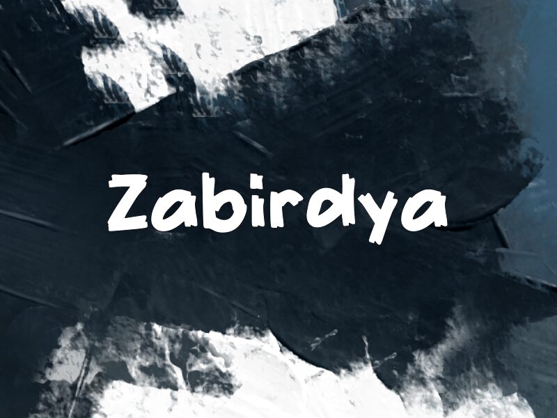 Zabirdya Font