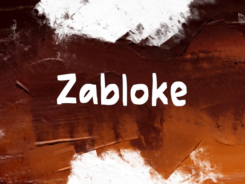 Zabloke Font
