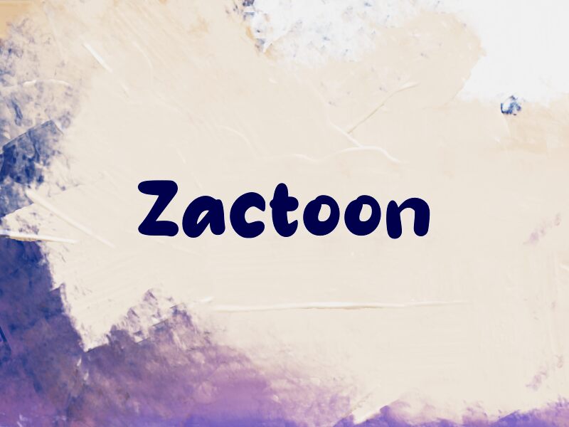 Zactoon Шрифт