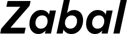 Zabal DEMO Bold Italic