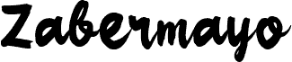Zabermayo carattere