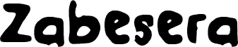 Zabesera písmo