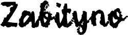 Zabityno carattere