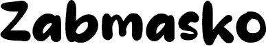 Preview of the Zabmasko font