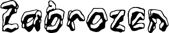 Preview of the ZABROZEN font