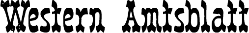 zai Western Amtsblatt